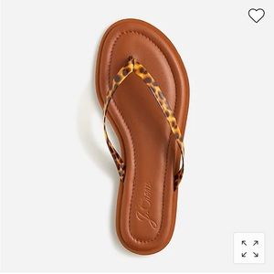 J. Crew Leopard Print Sandals